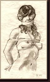 bound woman magnet